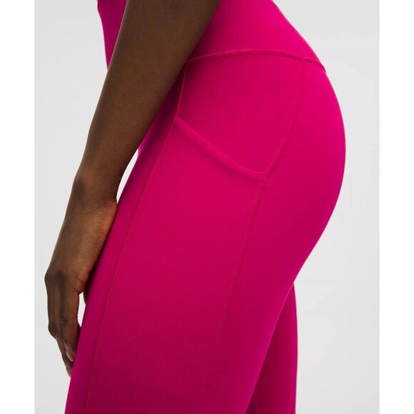 NWT Lululemon Align Leggings 25" Pant with Pockets in Passionate Pink Size 14 - Picture 4 of 15